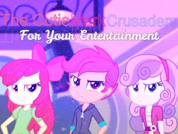 Size: 640x480 | Tagged: safe, alternate version, derpibooru import, edit, edited screencap, screencap, adagio dazzle, apple bloom, aria blaze, scootaloo, sonata dusk, sweetie belle, human, equestria girls, equestria girls (movie), rainbow rocks, adam lambert, album, album cover, clothes, cover, cutie mark, cutie mark crusaders, image, lip sync, png, space, the cmc's cutie marks, the dazzlings