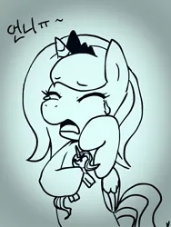 Size: 656x874 | Tagged: safe, artist:maren, derpibooru import, princess celestia, princess luna, alicorn, pony, bipedal, crying, doodle, female, figurine, filly, foal, image, jpeg, korean, moon runes, woona, younger