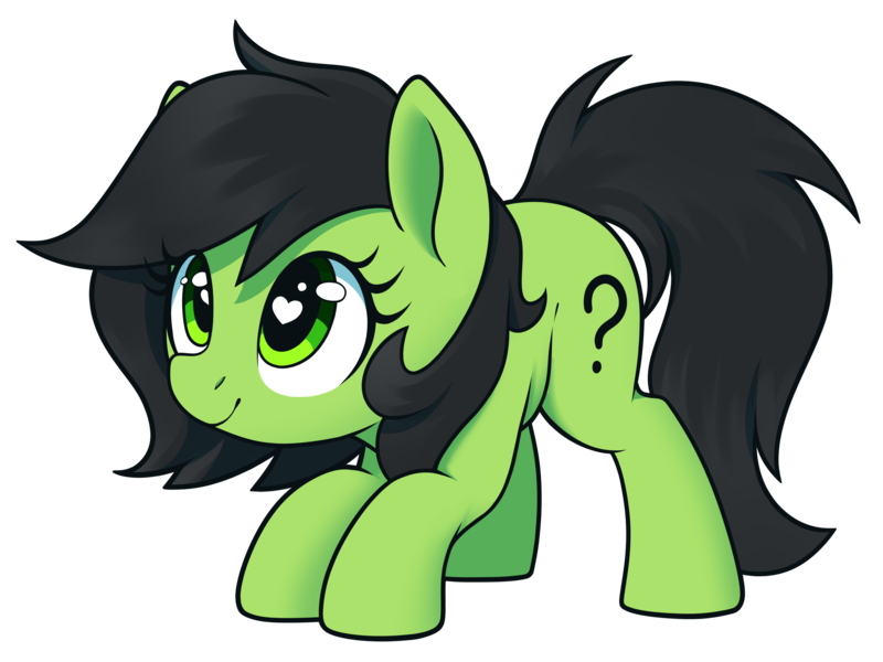 Size: 4000x3000 | Tagged: safe, artist:thebatfang, derpibooru import, oc, oc:anonfilly, unofficial characters only, earth pony, pony, bent over, crouching, female, filly, foal, heart, heart eyes, image, png, simple background, smiling, solo, transparent background, wingding eyes