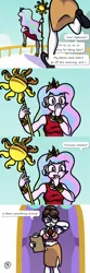Size: 1600x4800 | Tagged: safe, artist:pony4koma, derpibooru import, princess celestia, raven, alicorn, human, unicorn, equestria girls, balcony, bra, bracelet, breasts, butt, canterlot, canterlot castle, clipboard, clothes, comic, confused, crown, cute, cutelestia, dialogue, ear piercing, earring, element of generosity, element of honesty, element of kindness, element of laughter, element of loyalty, element of magic, elements of harmony, equestria girls-ified, flowing mane, funny, glasses, gold, hair bun, high heels, humanized, humor, image, jewelry, laughing, leggings, legs, makeup, multicolored hair, necklace, necktie, pencil skirt, piercing, png, rainbow hair, ravenbetes, red dress, regalia, running, secretary, shoes, skirt, sparkling mane, speech bubble, staff, stupid sexy celestia, sultry pose, surprised, this will end in laughs, this will end in tears, tired, underwear