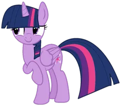 Size: 999x874 | Tagged: safe, artist:dreamybae, artist:twilyisbestpone, derpibooru import, twilight sparkle, twilight sparkle (alicorn), alicorn, pony, base used, cute, female, flattered, image, mare, pegasus wings, png, pretty, raised hoof, simple background, smiling, solo, transparent background, twiabetes, wings