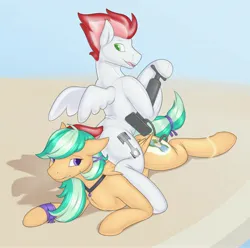 Size: 4096x4065 | Tagged: suggestive, artist:daf, derpibooru import, oc, oc:summer ray, unofficial characters only, inflatable pony, pegasus, pony, pooltoy pony, fetish, image, inflatable, inflation, jpeg, transformation