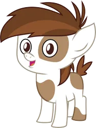 Size: 5064x6727 | Tagged: safe, artist:wissle, derpibooru import, earth pony, pony, absurd resolution, colt, foal, happy, image, looking at you, male, open mouth, png, show accurate, simple background, smiling, solo, transparent background, vector