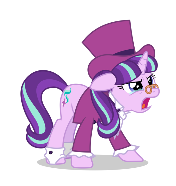 Size: 5352x5634 | Tagged: safe, artist:gypsykumquat, derpibooru import, edit, vector edit, snowfall frost, starlight glimmer, a hearth's warming tail, clothes, costume, crying, halloween, halloween costume, holiday, image, inkscape, png, show accurate, show accurate clothing, simple background, solo, transparent background, vector