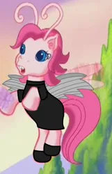 Size: 276x429 | Tagged: safe, derpibooru import, edit, edited screencap, screencap, tra-la-la, breezie, pony, undead, vampire, the princess promenade, clothes, costume, cropped, cute, female, flapping, flying, g3, halloween, holiday, image, mare, png, solo, solo focus, teeth, tra-la-la can fly, tralalabetes