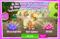 Size: 1964x1297 | Tagged: safe, derpibooru import, official, applejack, earth pony, pony, robot, robot pony, advertisement, antennae, applebot, camera, costs real money, english, female, gameloft, gem, image, jpeg, magic coins, mare, numbers, roboticization, sale, solo, solo focus, text