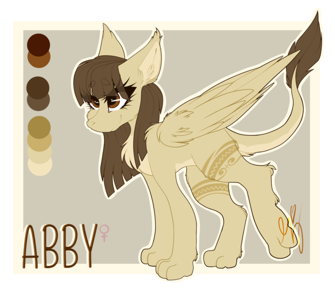 Size: 1847x1609 | Tagged: safe, artist:ezzerie, derpibooru import, oc, oc:abby, cat, sphinx, image, png, reference sheet, solo, wings