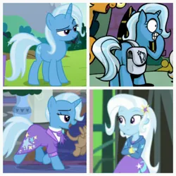 Size: 2880x2880 | Tagged: safe, artist:xxxkayceejrxxx, derpibooru import, idw, trixie, equestria girls, equestria girls series, my little pony: pony life, the last problem, collage, image, jpeg, trixie day