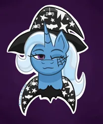 Size: 750x900 | Tagged: safe, artist:friedrich911, derpibooru import, trixie, pony, unicorn, clothes, costume, female, halloween, halloween costume, holiday, image, magician, makeup, mare, nightmare night, png, solo, witch costume