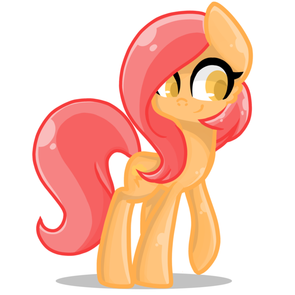 Size: 2500x2500 | Tagged: safe, artist:thecreativerey, derpibooru import, oc, unofficial characters only, earth pony, pony, earth pony oc, image, png, raised hoof, simple background, smiling, solo, transparent background