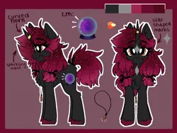 Size: 1000x750 | Tagged: safe, artist:madkadd, derpibooru import, oc, unofficial characters only, pony, unicorn, duo, ethereal mane, eyelashes, female, horn, horn ring, image, jewelry, jpeg, mare, raised hoof, reference sheet, ring, smiling, starry mane, unicorn oc, unshorn fetlocks