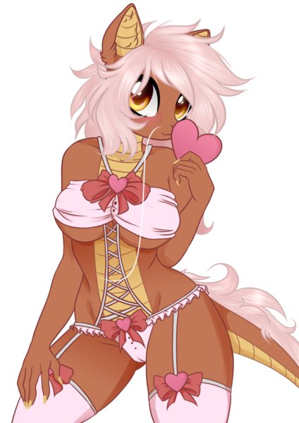 Size: 905x1280 | Tagged: suggestive, derpibooru import, oc, oc:polistar, anthro, dracony, dragon, hybrid, breasts, dragoness, female, image, looking at you, png, rule 63, solo, solo female, yellow eyes