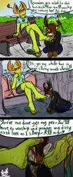 Size: 1185x2838 | Tagged: suggestive, artist:fetishsketches, derpibooru import, thorax, oc, anthro, changedling, changeling, deer, comic, commission, doodle, feet, fetish, foot fetish, humiliation, image, king thorax, png, public