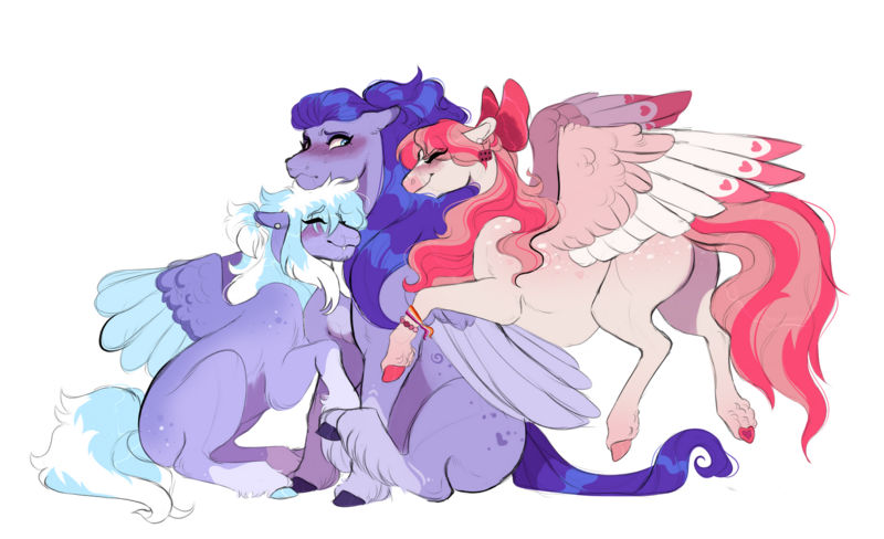 Size: 1920x1170 | Tagged: safe, artist:glorymoon, derpibooru import, angel wings, cloudchaser, hyacinth dawn, pegasus, pony, image, png, simple background, transparent background