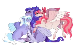 Size: 1920x1170 | Tagged: safe, artist:glorymoon, derpibooru import, angel wings, cloudchaser, hyacinth dawn, pegasus, pony, image, png, simple background, transparent background