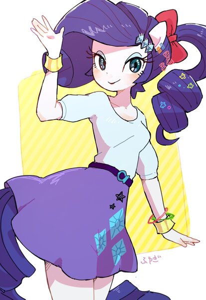 Size: 2200x3200 | Tagged: safe, artist:fuyugi, derpibooru import, rarity, equestria girls, image, jpeg, looking at you, ponied up
