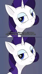 Size: 1227x2160 | Tagged: safe, artist:happy harvey, derpibooru import, rarity, ponified, pony, unicorn, 2 panel comic, comic, cute, drawn on phone, drawthread, eyeshadow, female, image, imminent sex, implied molestation, lidded eyes, makeup, mare, png, smiling, solo, thoughts