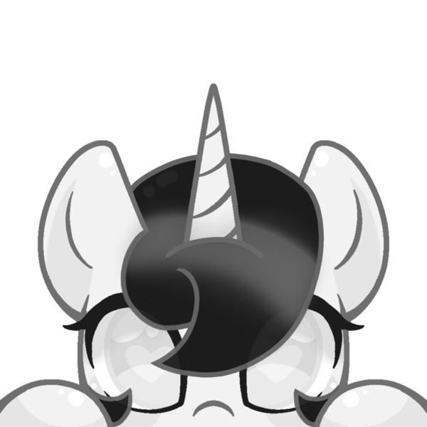 Size: 1000x1000 | Tagged: safe, artist:taoyvfei, derpibooru import, oc, oc:taoyvfei, unofficial characters only, unicorn, base, horn, image, png, simple background, solo, transparent background, unicorn oc