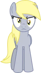 Size: 4368x7712 | Tagged: safe, artist:wissle, derpibooru import, derpy hooves, pegasus, pony, absurd resolution, angry, female, image, looking at you, mare, png, simple background, solo, transparent background, vector