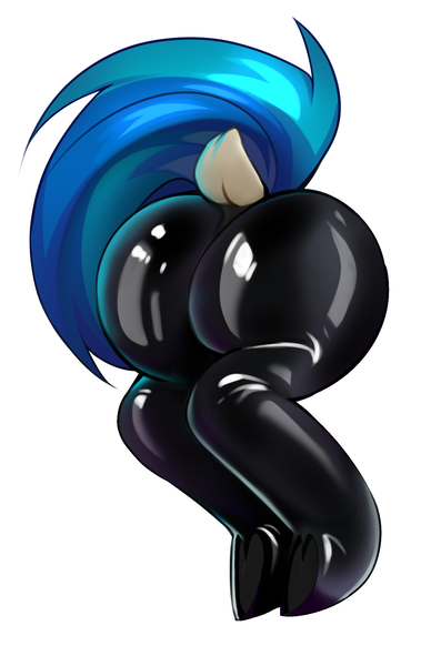 Size: 1242x1875 | Tagged: questionable, artist:ijustmari, derpibooru import, vinyl scratch, pony, ass, butt, catsuit, clothes, commission, dock, female, hooves, image, latex, latex suit, plot, png, rubber, simple background, skintight clothes, solo, solo female, tail, underhoof, white background, ych example, your character here