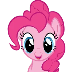 Size: 250x250 | Tagged: safe, artist:sasha-flyer, derpibooru import, pinkie pie, pony, 3d saul goodman, animated, animated png, better call saul, female, image, mare, mare stare, meme, png, ponified meme, simple background, solo, stare, transparent background, vector, zoomed in
