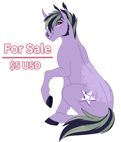 Size: 1700x2000 | Tagged: safe, artist:heathywolf, artist:silkybell, derpibooru import, king sombra, starlight glimmer, oc, pony, unicorn, adoptable, adopted offspring, image, male, offspring, parent:king sombra, parent:starlight glimmer, parents:starlightsombra, png, solo, stallion, starlight glimmer x sombra