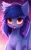 Size: 2048x3328 | Tagged: safe, ai content, derpibooru import, editor:ramprover, machine learning generated, prompter:ramprover, purplesmart.ai, stable diffusion, oc, oc:echo, bat pony, pony, :p, blushing, chest fluff, cute, derpibooru exclusive, ear fluff, fangs, female, generator:purplesmart.ai, high res, image, looking at you, mare, ocbetes, png, prompt in description, solo, tongue out