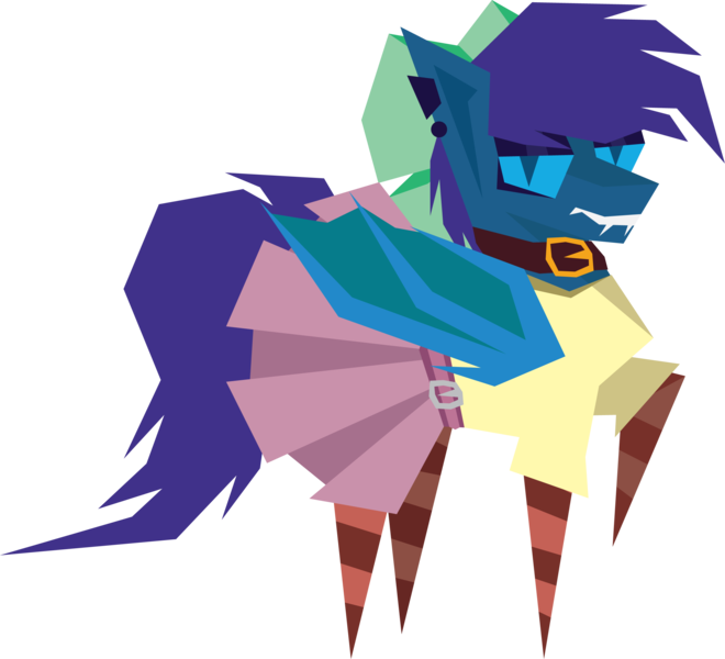 Size: 2449x2227 | Tagged: safe, artist:tikibat, derpibooru import, oc, oc:stardust, oc:stardust(cosmiceclipse), unofficial characters only, bat pony, pony, bat pony oc, bat wings, clothes, collar, derpibooru exclusive, ear fluff, eyeliner, eyeshadow, fangs, femboy, goth, image, makeup, male, membranous wings, pastel, png, simple background, skirt, slit pupils, socks, solo, stallion, striped socks, transparent background, wings