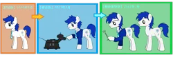 Size: 7309x2432 | Tagged: safe, artist:equestria secret guard, derpibooru import, oc, oc:quantum rad, oc:量子小辐, earth pony, pony, pony creator, chinese text, development, earth pony oc, image, male, moon runes, png, stallion, vector