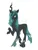 Size: 979x1280 | Tagged: safe, artist:guiltyseagull, derpibooru import, queen chrysalis, changeling, changeling queen, cheeselegs, female, image, jpeg, looking at you, raised hoof, simple background, solo, standing, white background