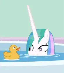 Size: 950x1080 | Tagged: safe, artist:agrol, derpibooru import, princess celestia, alicorn, pony, animation:two royal sisters, bath, bathtub, cropped, cute, cutelestia, female, image, mare, missing accessory, png, rubber duck, solo, wet, wet mane, youtube link
