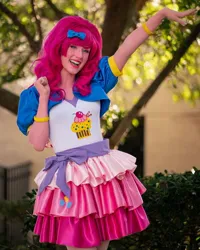 Size: 1080x1349 | Tagged: safe, derpibooru import, kotobukiya, pinkie pie, human, clothes, cosplay, costume, image, irl, irl human, jpeg, kotobukiya pinkie pie, photo, solo