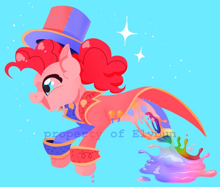 Size: 2048x1743 | Tagged: safe, artist:pastacrylic, derpibooru import, pinkie pie, earth pony, pony, image, jpeg, solo, watermark