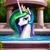 Size: 1024x1024 | Tagged: safe, derpibooru import, editor:dovakkins, machine learning generated, prompter:dovakkins, purplesmart.ai, stable diffusion, princess celestia, alicorn, pony, bathing, beautiful, bust, female, image, jewelry, png, regalia, smiling, solo, wet, wet mane