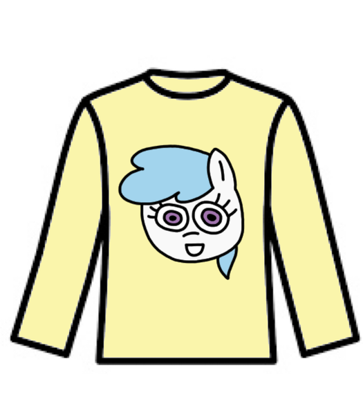 Size: 1766x2018 | Tagged: safe, artist:northstarponyg1, derpibooru import, cotton cloudy, pegasus, pony, bust, clothes, cottonbetes, cute, female, filly, foal, g4, grin, head, image, implied fluttershy, png, shirt, smiling, sweater, yellow