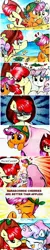 Size: 410x2048 | Tagged: safe, artist:liaaqila, derpibooru import, apple bloom, scootaloo, sweetie belle, earth pony, pegasus, pony, unicorn, :p, adorabloom, cannon, comic, cute, cutealoo, cutie mark crusaders, diasweetes, glow, glowing horn, horn, image, jpeg, magic, match, mouth hold, pirate, pony cannonball, telekinesis, thought bubble, tongue out, trio