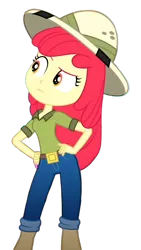 Size: 2304x4096 | Tagged: safe, derpibooru import, apple bloom, equestria girls, hand on hip, high quality, hips, image, png, simple background, transparent background