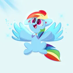 Size: 4000x4000 | Tagged: safe, artist:winstiky, derpibooru import, rainbow dash, pegasus, awesome, cute, image, png, solo, spoilers for another series