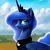 Size: 1024x1024 | Tagged: safe, derpibooru import, editor:dovakkins, machine learning generated, prompter:dovakkins, purplesmart.ai, stable diffusion, princess luna, alicorn, pony, beautiful, crown, cute, ear fluff, female, image, jewelry, mare, peytral, png, regalia, scenery, smiling, solo