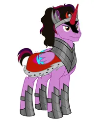 Size: 2048x2396 | Tagged: safe, artist:kapai882, artist:kathe, derpibooru import, king sombra, oc, oc:rokopaint, alicorn, image, png, solo, the crystal empire 10th anniversary