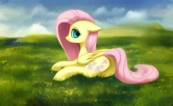 Size: 3328x2048 | Tagged: suggestive, derpibooru import, edit, machine learning generated, stable diffusion, fluttershy, butt, derpibooru exclusive, grass, image, looking at you, plot, png, scenery, upscaled, wallpaper