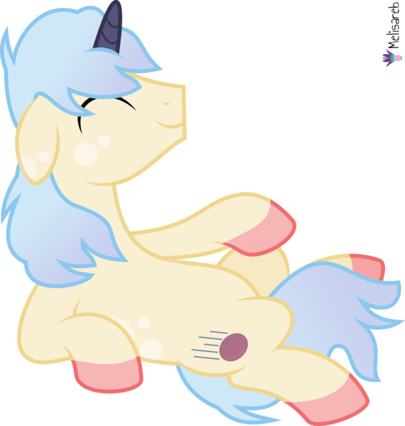 Size: 4000x4207 | Tagged: safe, artist:melisareb, derpibooru import, part of a set, pony, unicorn, .svg available, absurd resolution, crossover, eyes closed, gradient mane, gradient tail, image, kleptocorns, male, png, simple background, sitting, solo, stallion, suaft, tail, transparent background, vector