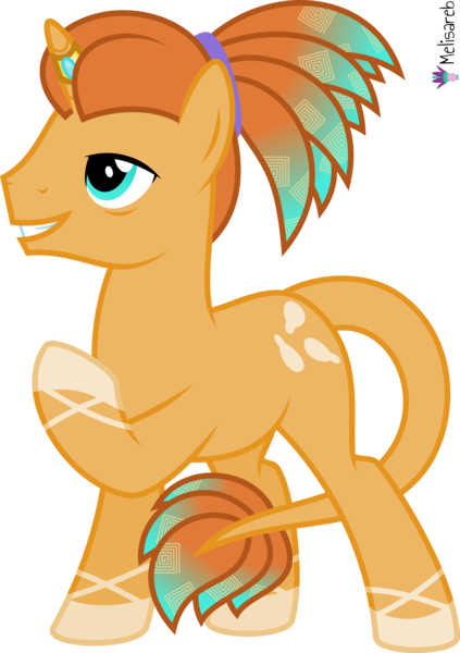 Size: 4000x5669 | Tagged: safe, artist:melisareb, derpibooru import, part of a set, pony, unicorn, .svg available, absurd resolution, crossover, gradient mane, gradient tail, image, jewelry, kleptocorns, leonine tail, lidded eyes, male, png, raised hoof, simple background, smiling, solo, stallion, tail, transparent background, vector, wafu