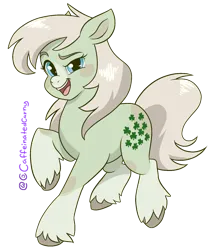 Size: 1368x1546 | Tagged: safe, artist:caffeinatedcarny, derpibooru import, minty (g1), pony, female, g1, image, mare, markings, png, simple background, solo, transparent background, unshorn fetlocks