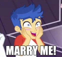 Size: 490x455 | Tagged: safe, derpibooru import, edit, edited screencap, screencap, flash sentry, equestria girls, equestria girls series, spring breakdown, spoiler:eqg series (season 2), blushing, cropped, hands on cheeks, image, png, smiling, solo, starry eyes, wingding eyes