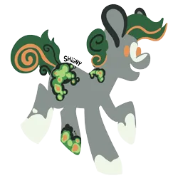 Size: 1600x1600 | Tagged: safe, artist:shiiiny, derpibooru import, oc, unofficial characters only, crystal pony, blaze (coat marking), coat markings, creativeclash, digital art, facial markings, image, lineless, open mouth, open smile, png, signature, smiling, socks (coat marking), solo