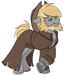 Size: 842x918 | Tagged: safe, artist:brainiac, derpibooru import, oc, oc:thunder punch, earth pony, pony, fallout equestria, fallout equestria:all things unequal (pathfinder), image, male, png, simple background, solo, stallion, transparent background