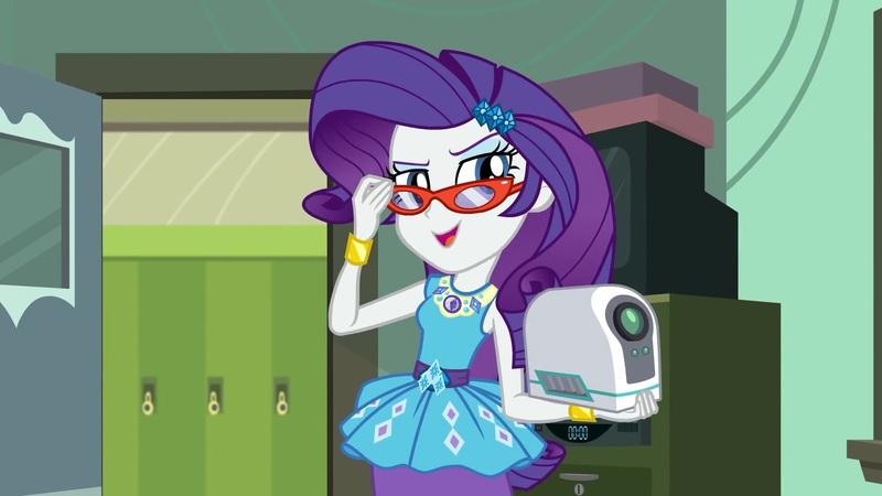 Size: 1920x1080 | Tagged: safe, derpibooru import, screencap, rarity, human, equestria girls, equestria girls series, happily ever after party, glasses, humanized, image, jpeg, projector, rarity peplum dress, rarity's glasses