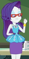 Size: 486x969 | Tagged: safe, derpibooru import, screencap, rarity, equestria girls, equestria girls series, happily ever after party, cropped, glasses, image, jpeg, rarity peplum dress, solo