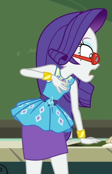 Size: 559x866 | Tagged: safe, derpibooru import, screencap, rarity, equestria girls, equestria girls series, happily ever after party, cropped, glasses, image, jpeg, rarity peplum dress, solo